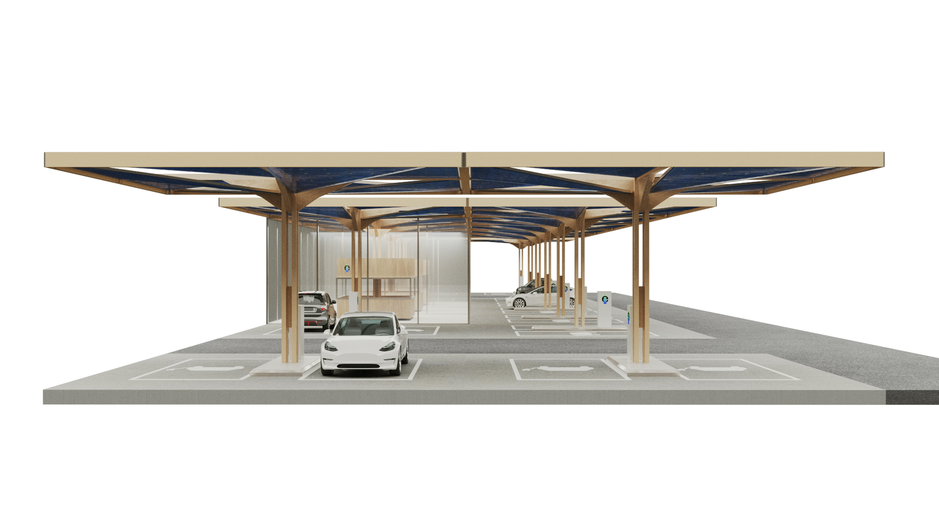 E-charging station design TEK TO NIK Architects 2024