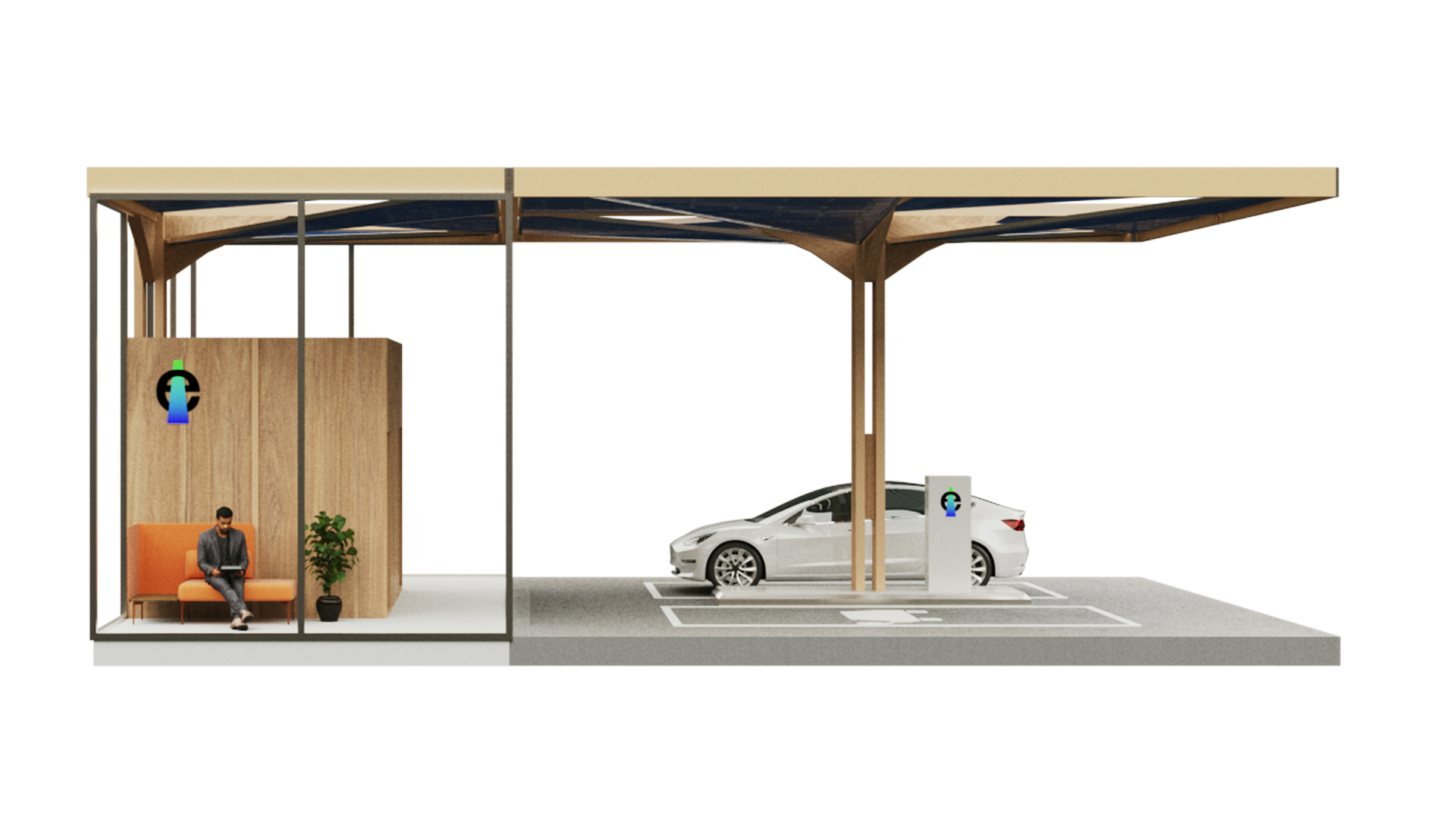 E-charging station design TEK TO NIK Architects 2024