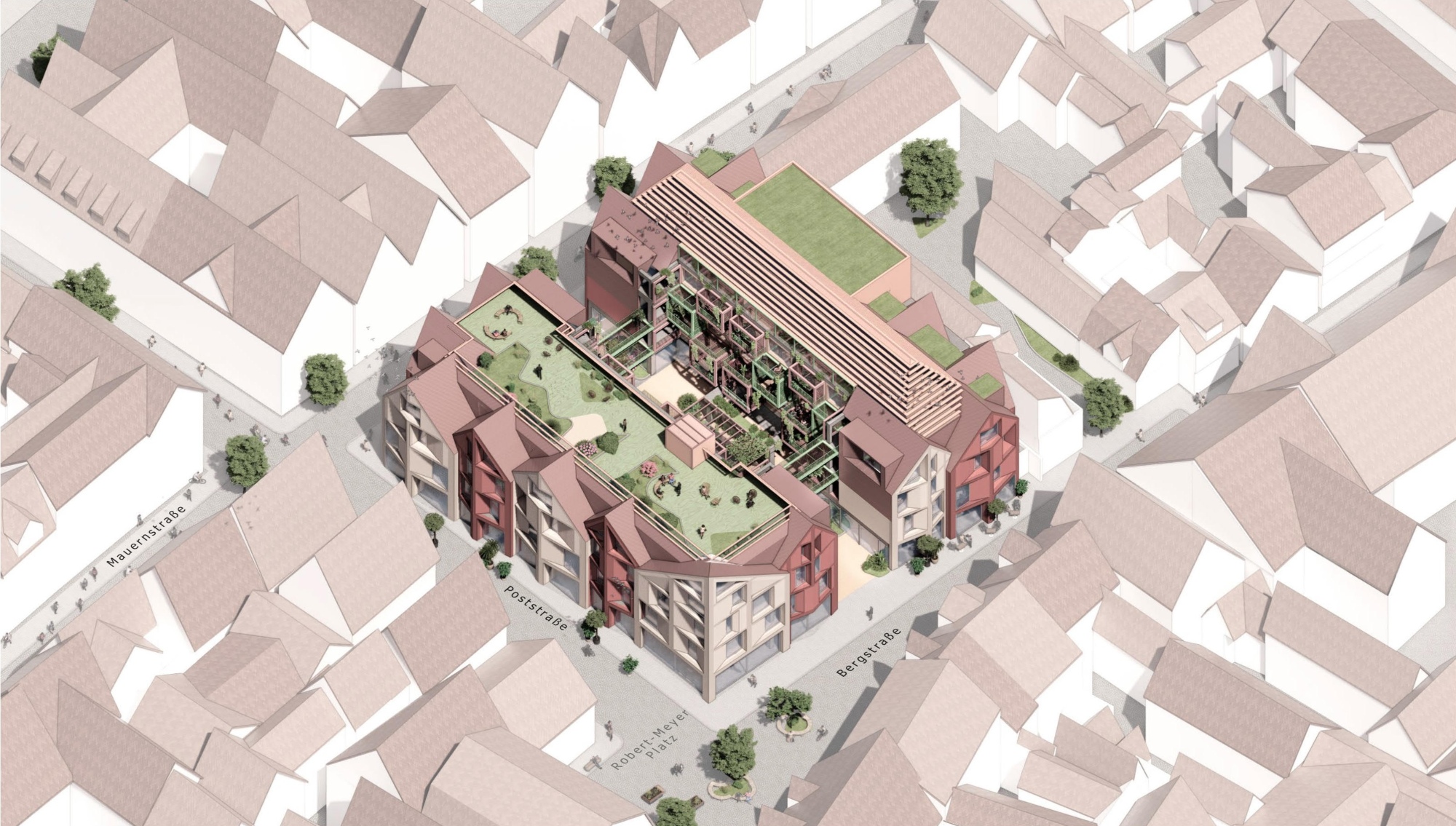 Karstadt Refurbishment Project in Celle, Concept Proposal by TEK TO NIK Architects, Frankfurt am Main