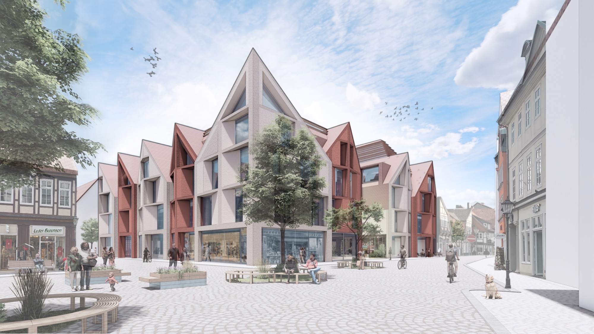 Karstadt Refurbishment Project in Celle, Concept Proposal by TEK TO NIK Architects, Frankfurt am Main