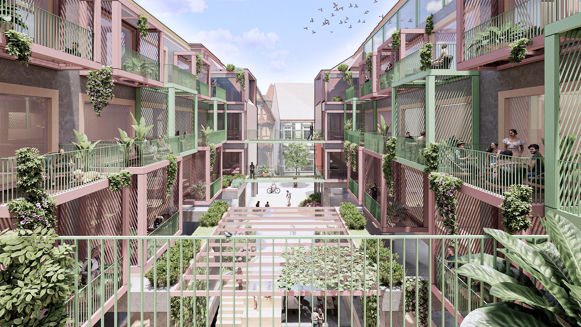 Karstadt Refurbishment Project in Celle, Concept Proposal by TEK TO NIK Architects, Frankfurt am Main