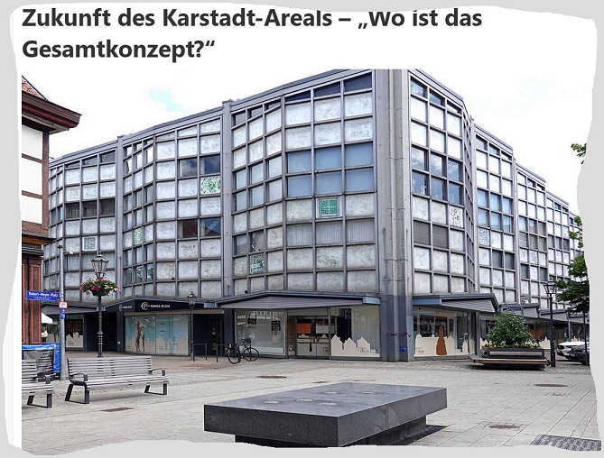 Leerstehende Karstadt Immobilie in Celle